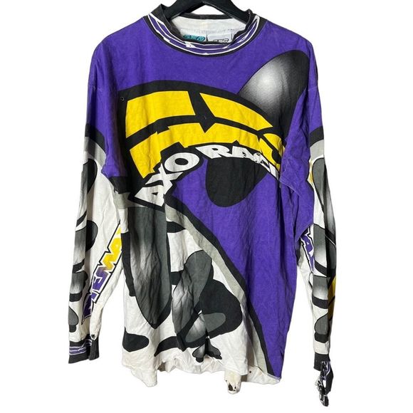 VTG AXO Sport Motorcross Shirt Large - Picture 1 of 4